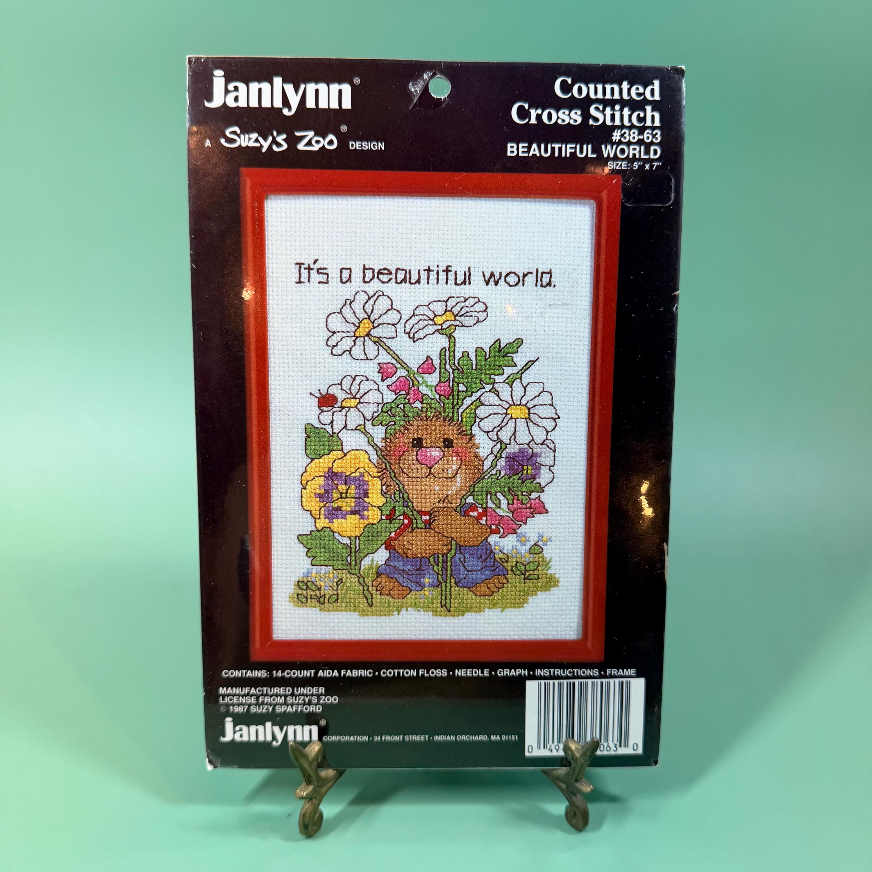 Suzy zoo cross stitch kit - Etsy 日本