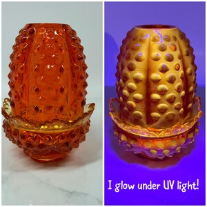 Amberina Fairy Lamp - Etsy