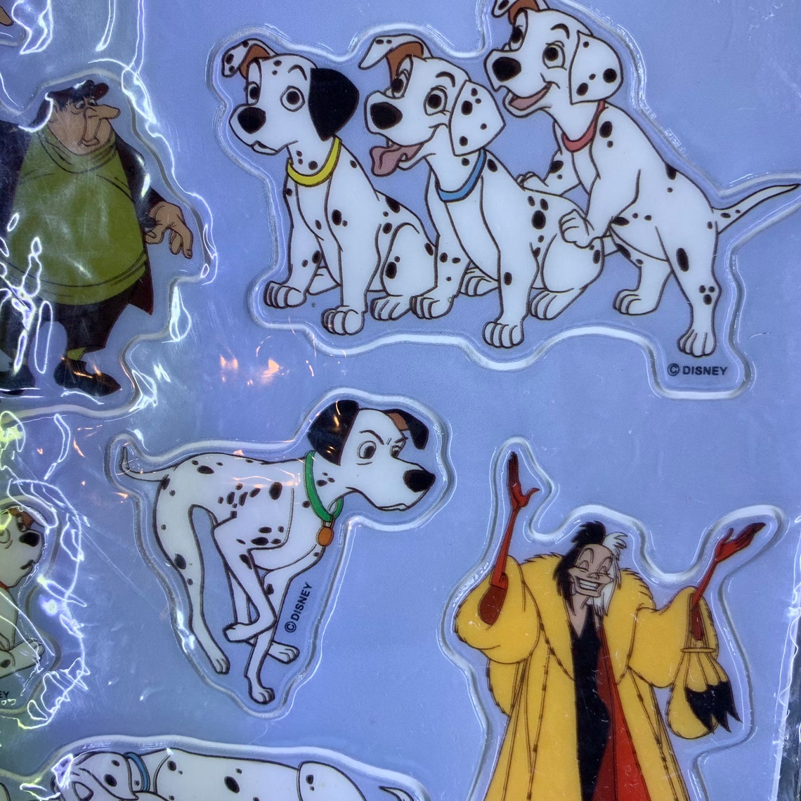 Disney's 101 Dalmatians Puffy Stickers 1992 Etsy UK