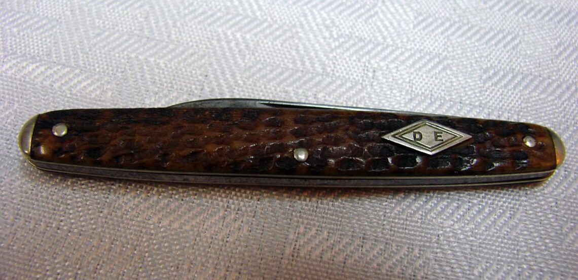 Rare Shapleigh Pocket Knife HDW Co. B53 Bone Handle Etsy