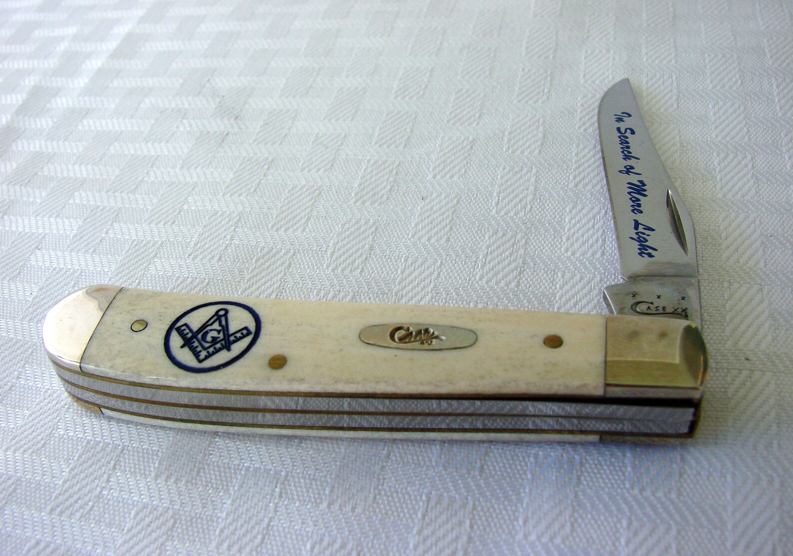 Case Masonic Folding Pocket Knife Made in USA Etsy