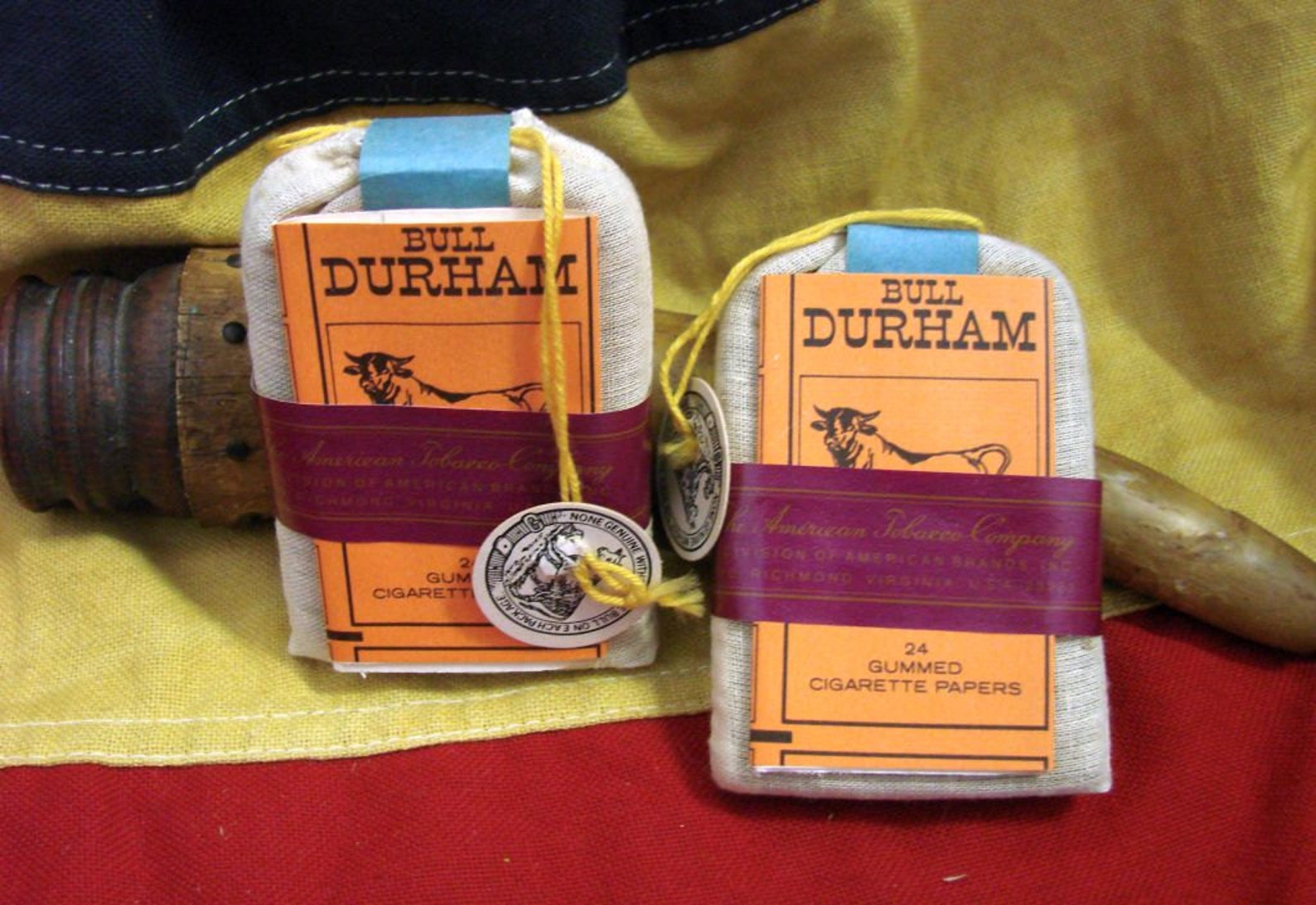 Genuine Bull Durham Smoking Tobacco 2 Bags Of Tobacco And Etsy