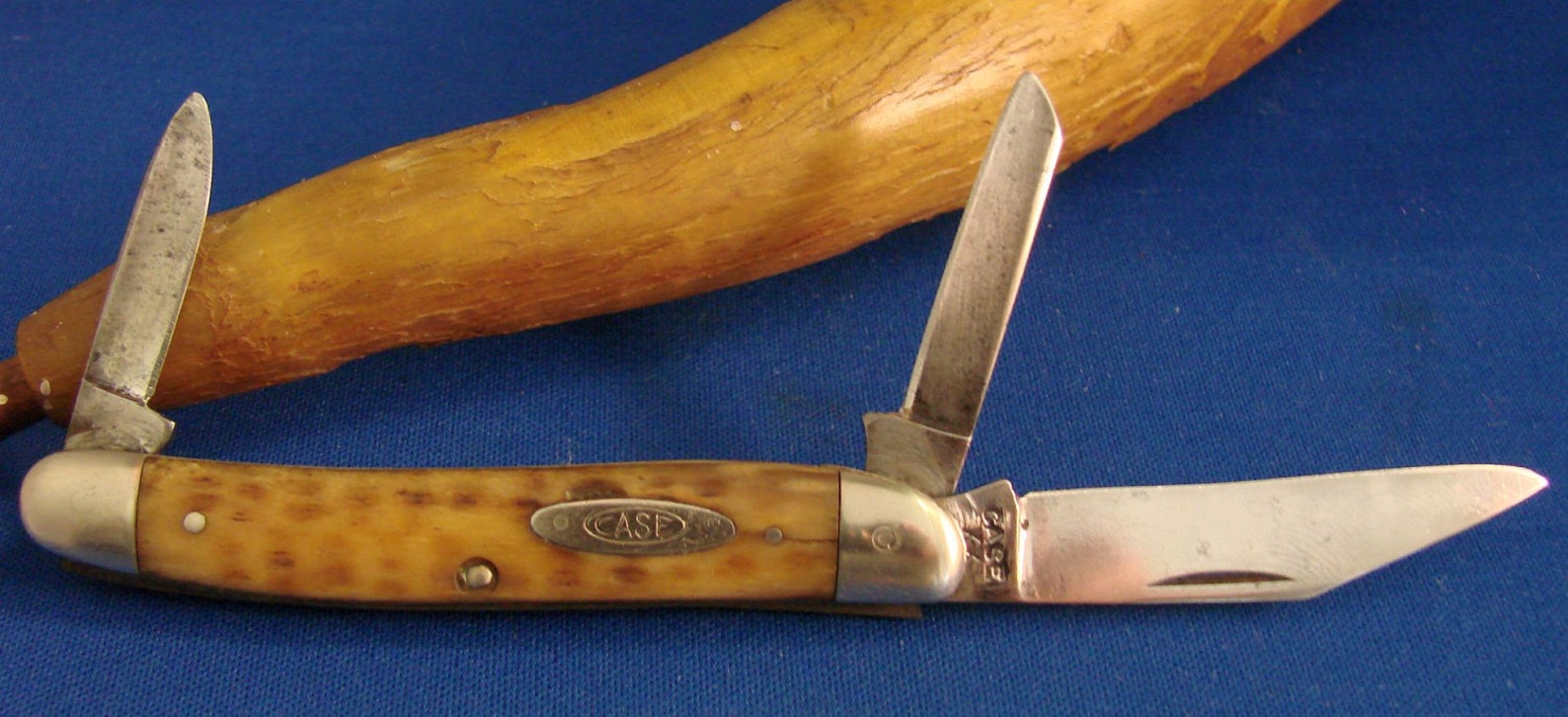 Vintage CASE XX 087PE Stockman 3 Blade Folding Pocket Knife Etsy