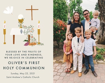 First Communion Announcement Download
