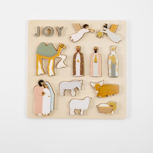 Nativity Puzzle - Etsy