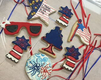 Fourth of July Celebration Cookies