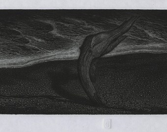 Gulliver's Travels - Etching, Aquatint Print by Marin Gruev