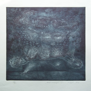 Etching & Aquatint Print &quot;Inevitability II&quot; by Marin Gruev