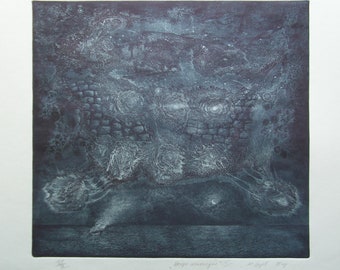 Etching & Aquatint Print "Inevitability II" by Marin Gruev