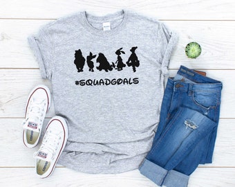 Winnie the Pooh #Squadgoals T-shirt Disney Parks fan Shirts Adult Men's S-3XL | Youth Kids | Ladies | Baby sizes
