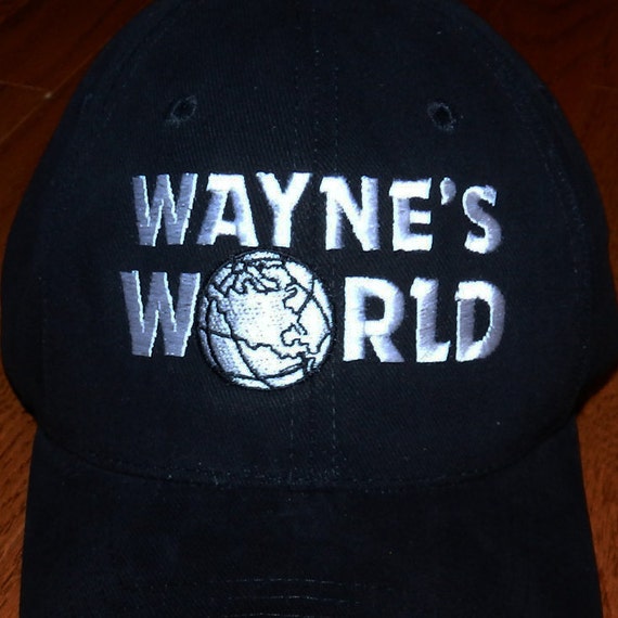 Wayne's World Cap Wayne Campbell Black Hat