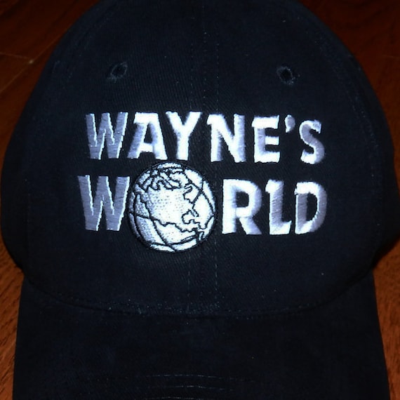 Wayne's World Cap Wayne Campbell Black Hat