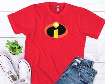 Incredibles T-shirt Mr Incredible family group team Halloween Costume Shirts Men's S-3XL | Youth Kids | Ladies | Baby sizes