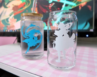 Custom Genshin Anemo Character Color Changing Cup | Made-to-Order | Genshin Impact glass cup, Scaramouche, Xiao, Kazuha, Venti | Fan-made