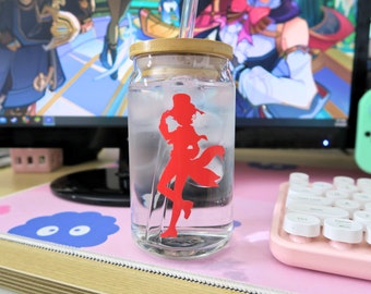 Lyney & Lynette Color Changing Glass Cup | Genshin Impact Fan-made Gift