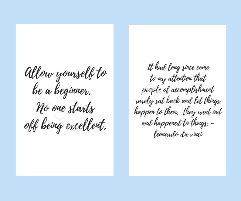 A5 Printable Quotes, A5 Quotes, Printable A5 Inserts, A5 Printables ...