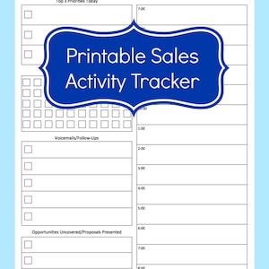 Sales Activity Tracker Daily Planner, Cold Call Tracker Template, Cold Call Tracking Sheet, Printable Call Log, Sales Planner