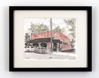 Stella&#39;s Restaurant, Richmond VA - Giclee Print