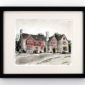 Sabot School, Bon Air, Richmond VA - Giclee Print