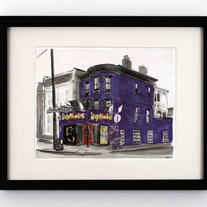 Lady N&#39;awlins - The Fan, Richmond VA - Giclee Print