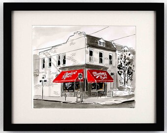Sidewalk Cafe the Fan Richmond VA | Etsy