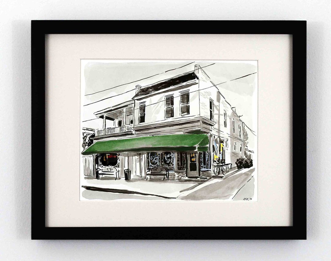 Joe's Inn the Fan Richmond Virginia Giclee Print Etsy