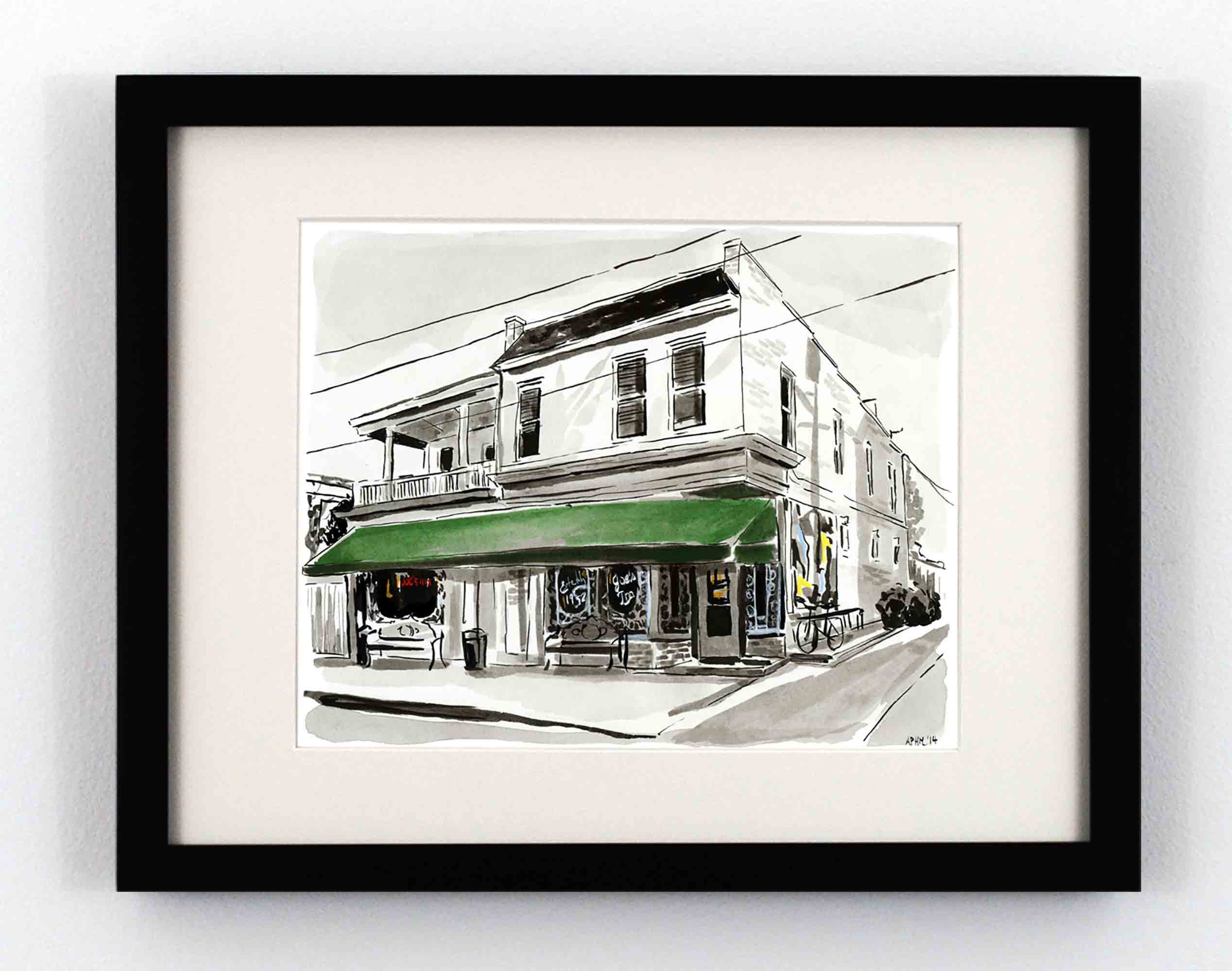 Joe's Inn the Fan Richmond Virginia Giclee Print Etsy
