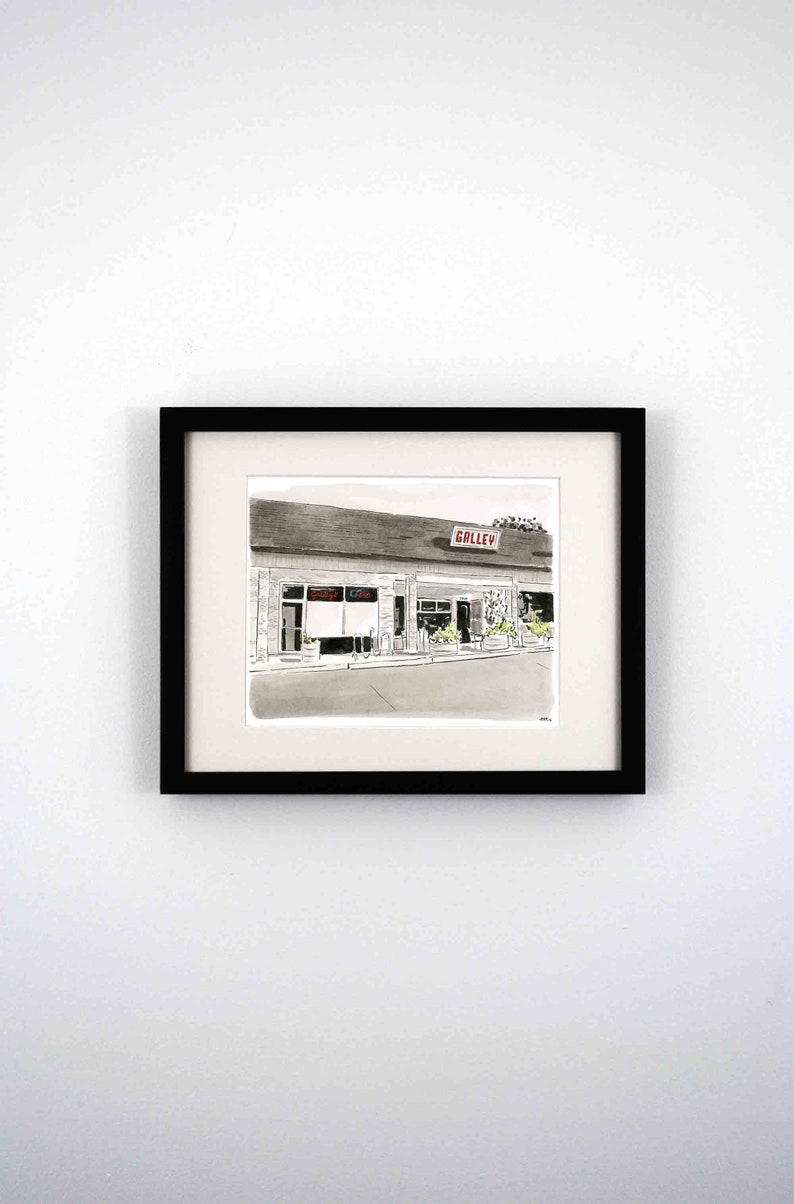 Galley Kitchen Stratford Hills Richmond VA Giclee Print Etsy