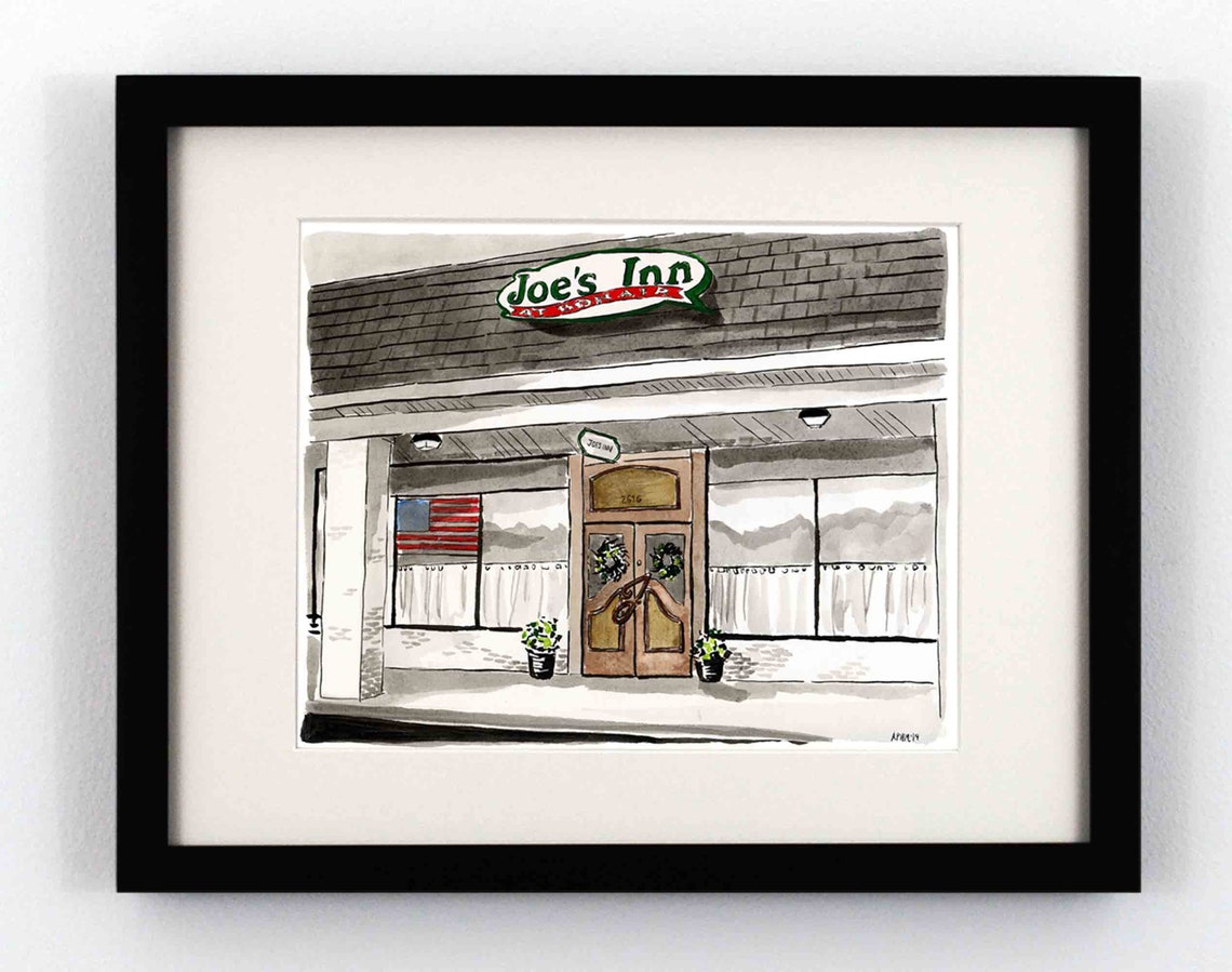 Joe's Inn Bon Air Richmond VA Giclee Print Etsy