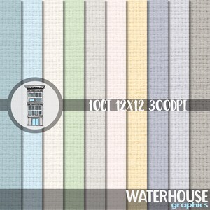 Monks Cloth Digital Paper Pack DOWNLOAD IMMEDIATO Pasqua primavera colori pastello scrapbooking inviti planner stampabili design sfondo