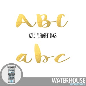 Goldenes Alphabet Clip Art, sofortiger digitaler Download, funkelndes goldenes Alphabet Pngs, Alphabet Clip Art, hübsche Weihnachtsbuchstaben in Gold