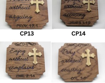 Bible verse plaques