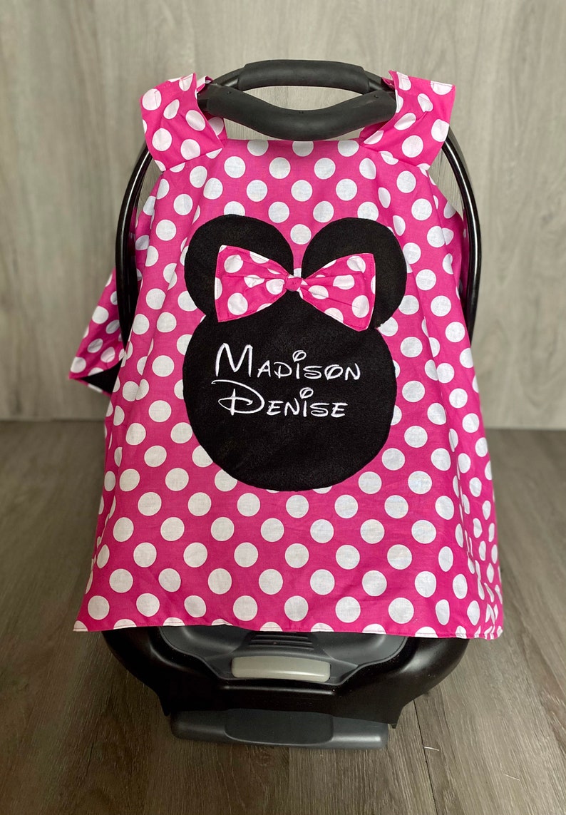 Minnie Mouse Inspired Car seat cover Etsy