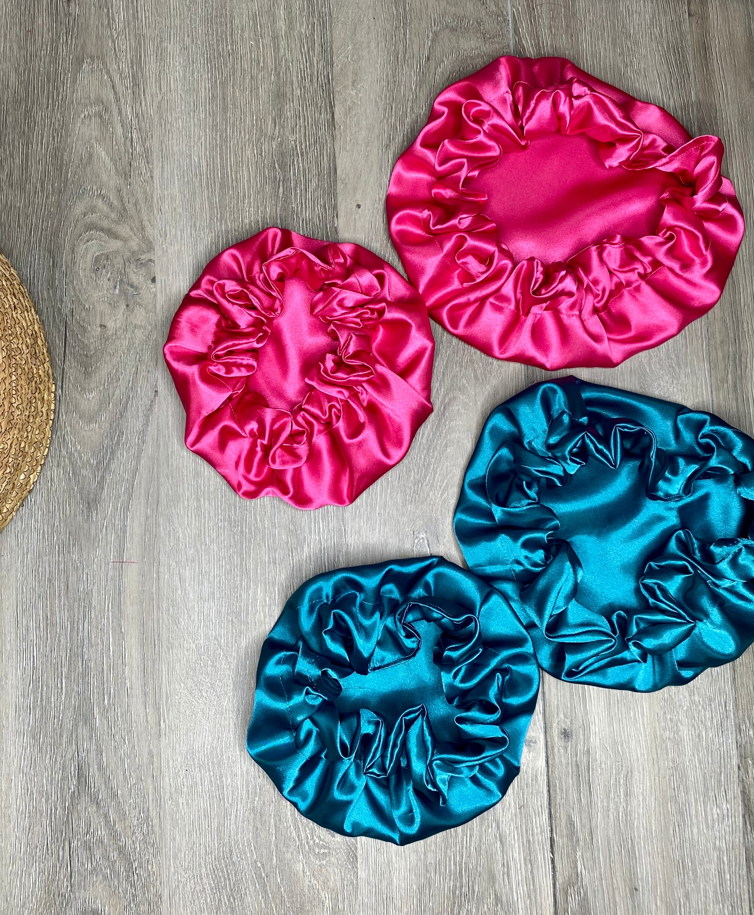 Mommy and Me - Hair Bonnets - Silk Bonnets-Reversible Hair Bonnets - Personalized Bonnets - Curly Hair Bonnets -Natural Hair Care - Silk