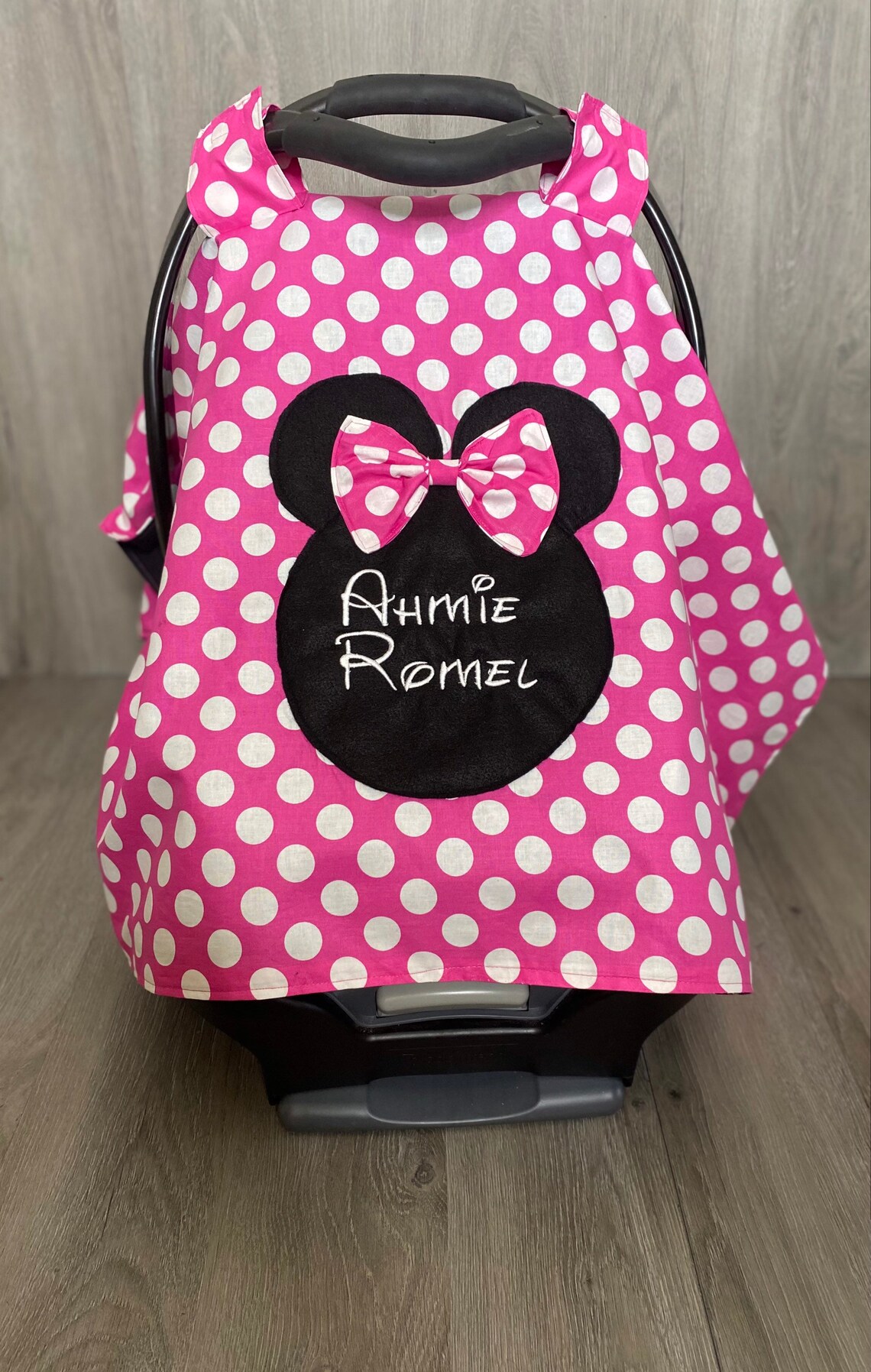 Minnie Mouse Inspired Car seat cover Etsy
