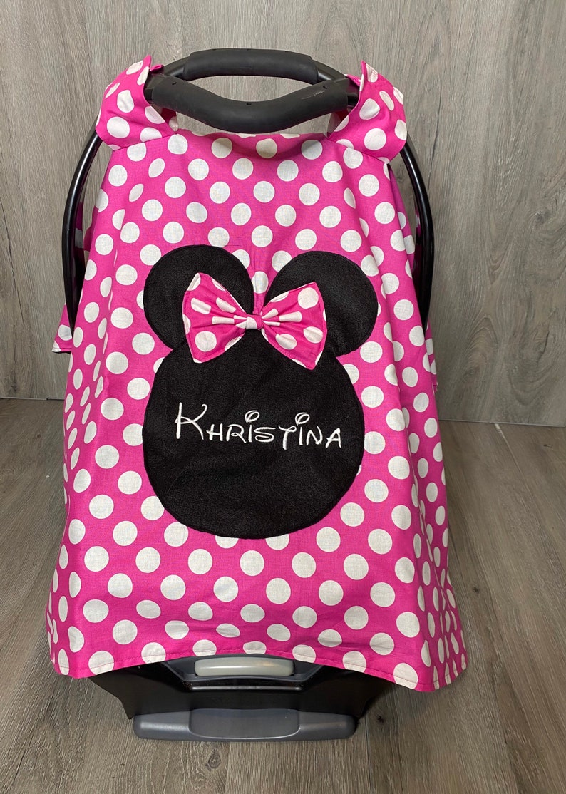 Minnie Mouse Inspired Car seat cover Etsy