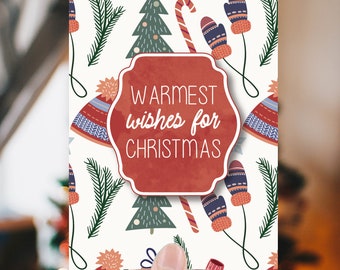 Warmest Wishes for Christmas | Christmas Card
