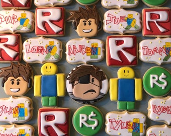 Sweet Treats Edible Art By Littlebirdieparties On Etsy - right on time to the roblox costume party roblox blog halloween costumes for kids boys halloween costumes diy roblox cake