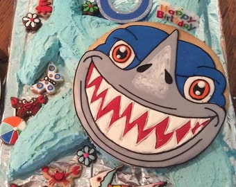 star wars cookie cake extra large sugar cookie decorated etsy