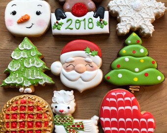 christmas cookies etsy