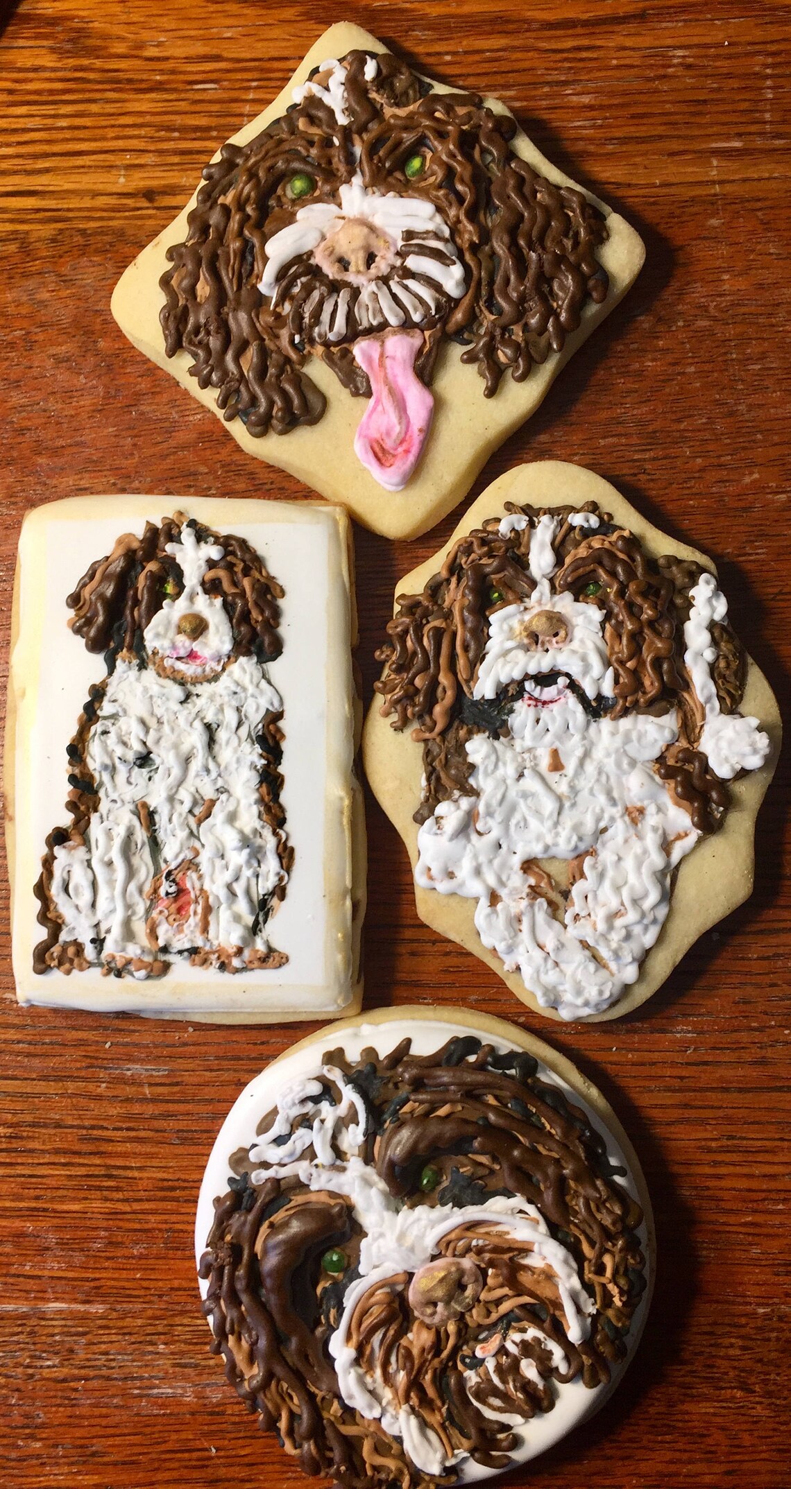 Custom Dog Sugar Cookies Personalized Pet Cookies Decorated Etsy