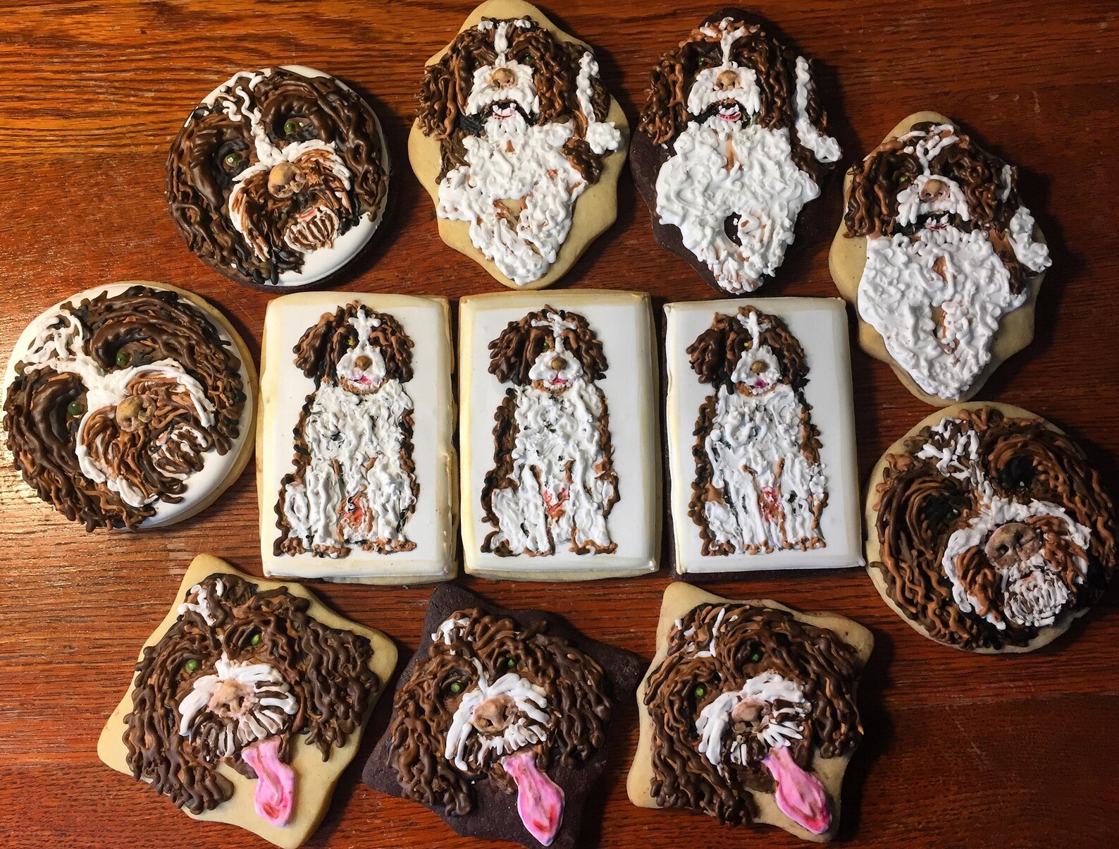 Custom Dog Sugar Cookies Personalized Pet Cookies Decorated Etsy