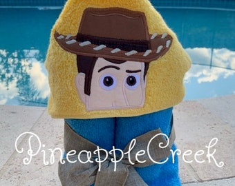 toy story hooded towel