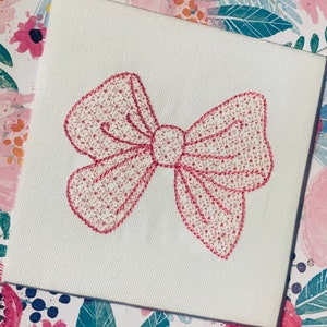 Bow embroidery design,bow sketch embroidery design,bow motif embroidery design,bow embroidery
