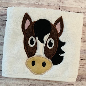 horse applique design,pony applique design,horse hooded towel design,horse applique,hooded towel design,horse applique,
