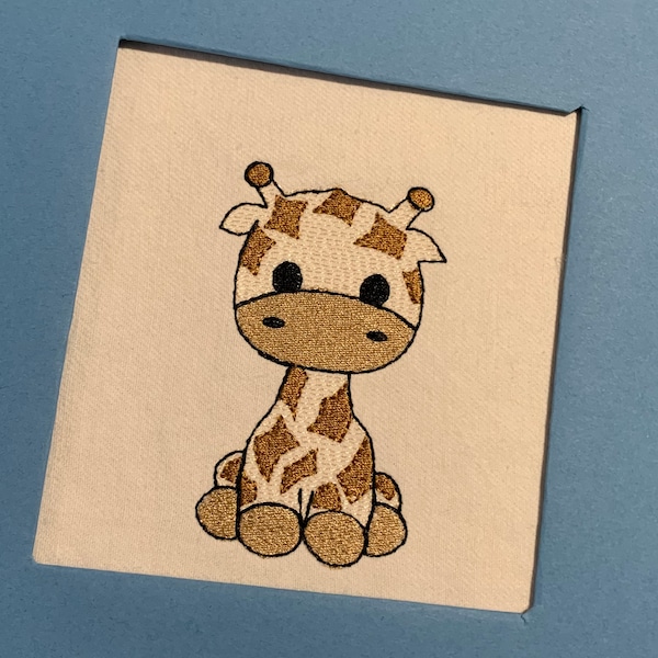 Giraffe Embroidery - Etsy