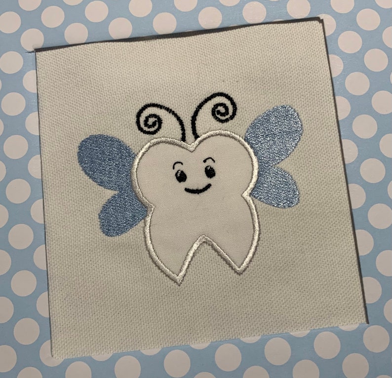 Tooth Fairy Applique Design,toothfairy Applique,toothfairy Design ...