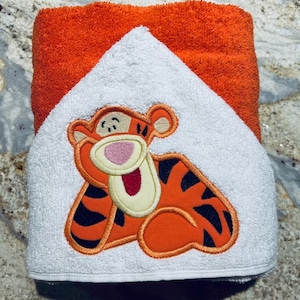 Tigger Hooded Towel tigger Towel kids Hooded Towel childs Hooded Towel personalized Hooded Towel pool Hooded Towel bath Hooded Towel Etsy