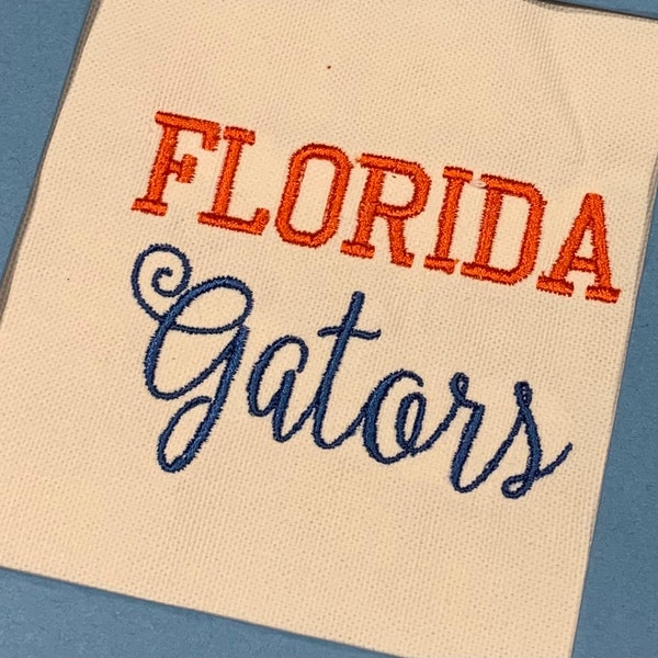 Florida Gators Embroidery Design