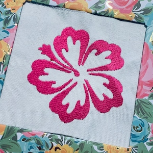 Hibiskus Stickerei Design,Hibiskus Stickerei,Hibiskus Stickmuster,Hibiskus Stickerei